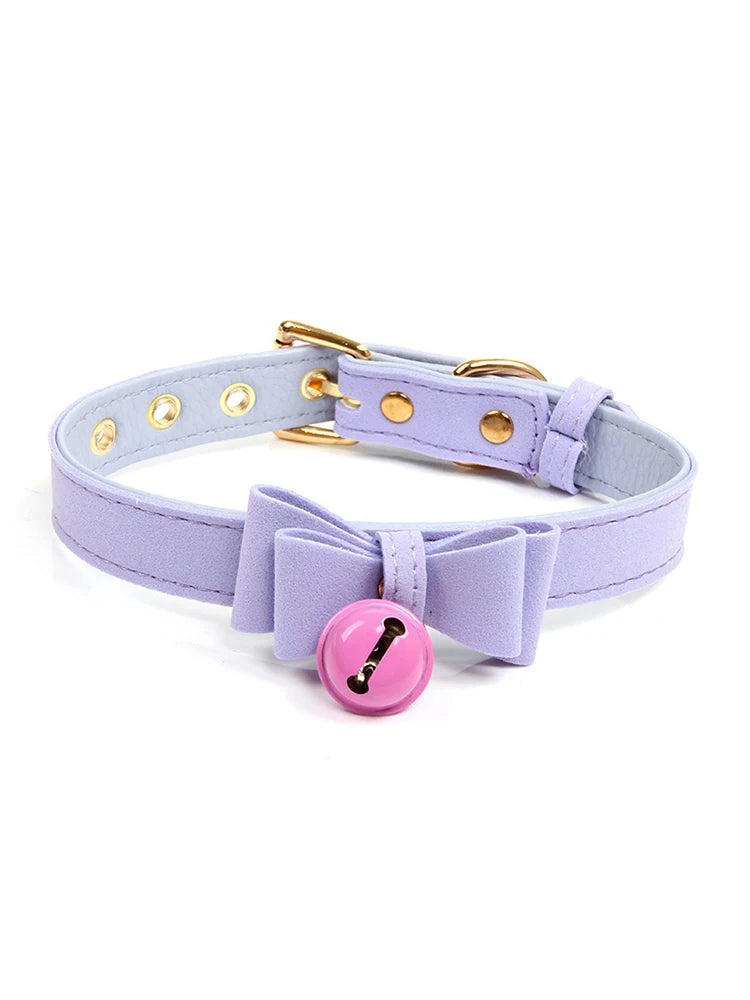 Erotic Bell Neck Collar Bondage Chain BDSM Fetish Stimulation Flirting Neck Strap Harness Sex Toy For Couple Cosplay Adult Games