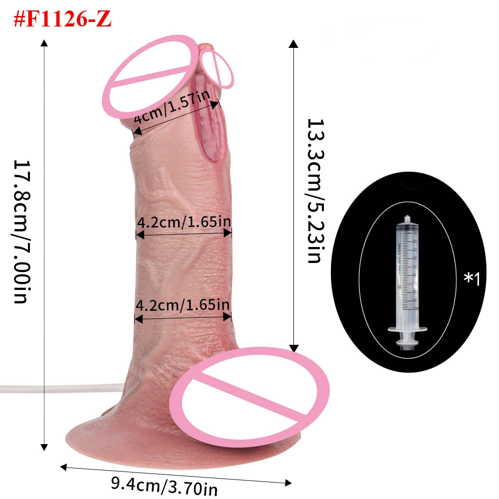 ASHBURN FLOOD RITE – Realistic Squirting Dildo