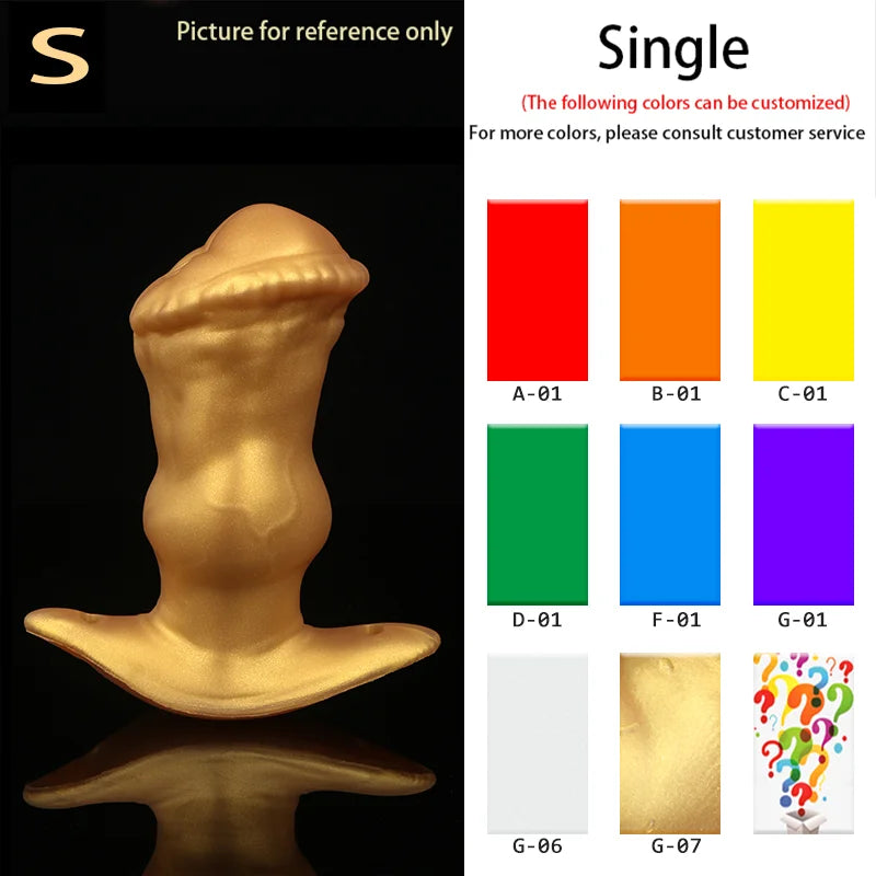 Nothosaur Soft Silicone Anal Plugs Beginner Anal Stimulator Trainer Sex Play Toy for Women Couples G-spot Massage Sex Products