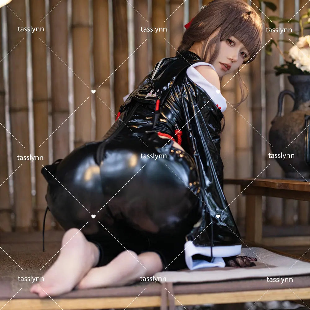 NIKKE The Goddess of Victory Anime Cosplay Sakura Cosplay Costumes for Women Sakura Kimono Sexy Tights Mesh Suit
