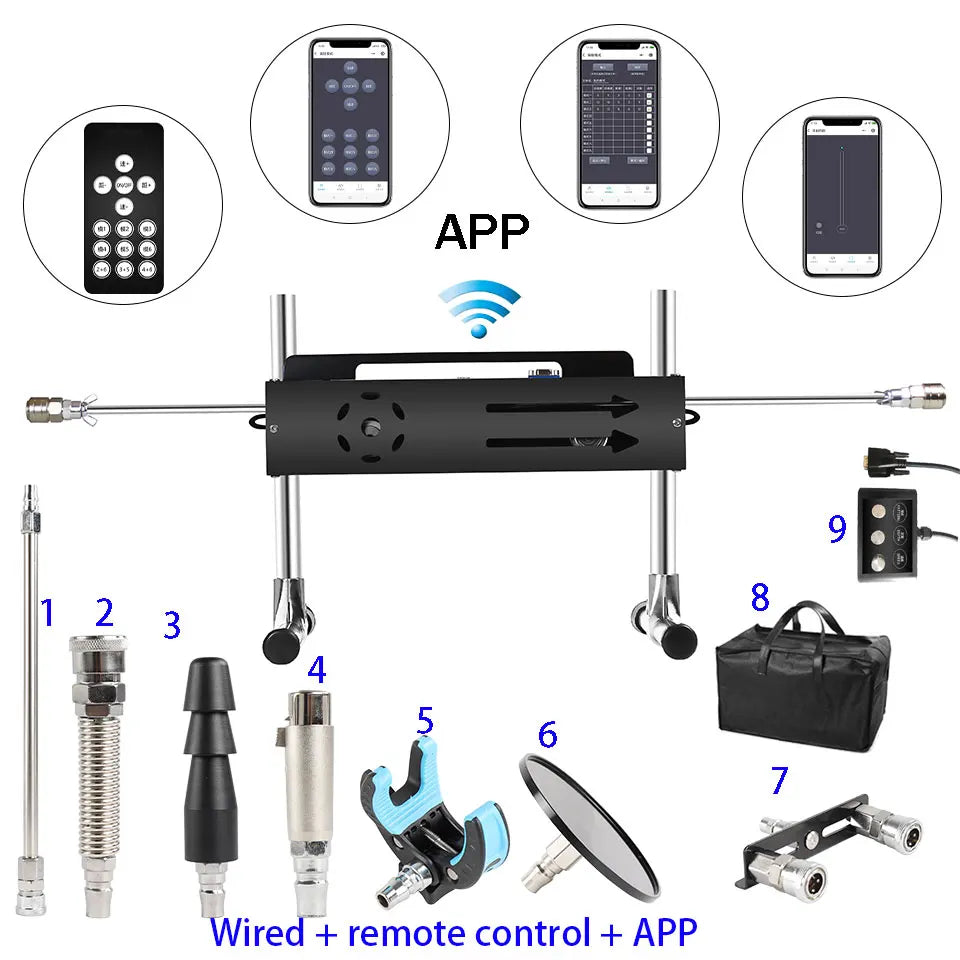 NEW Wireless APP Sex Machine with Amazing Features,Powerful,All Angle Adjustable,No Moveback Machine,200W motor, stroke 15cm