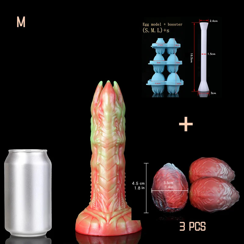 Soft Sex Toys Plug Ovipositor Lay Eggs Dildos Penis Masturbation Cup Vaginal balls Buttplug Masturbators