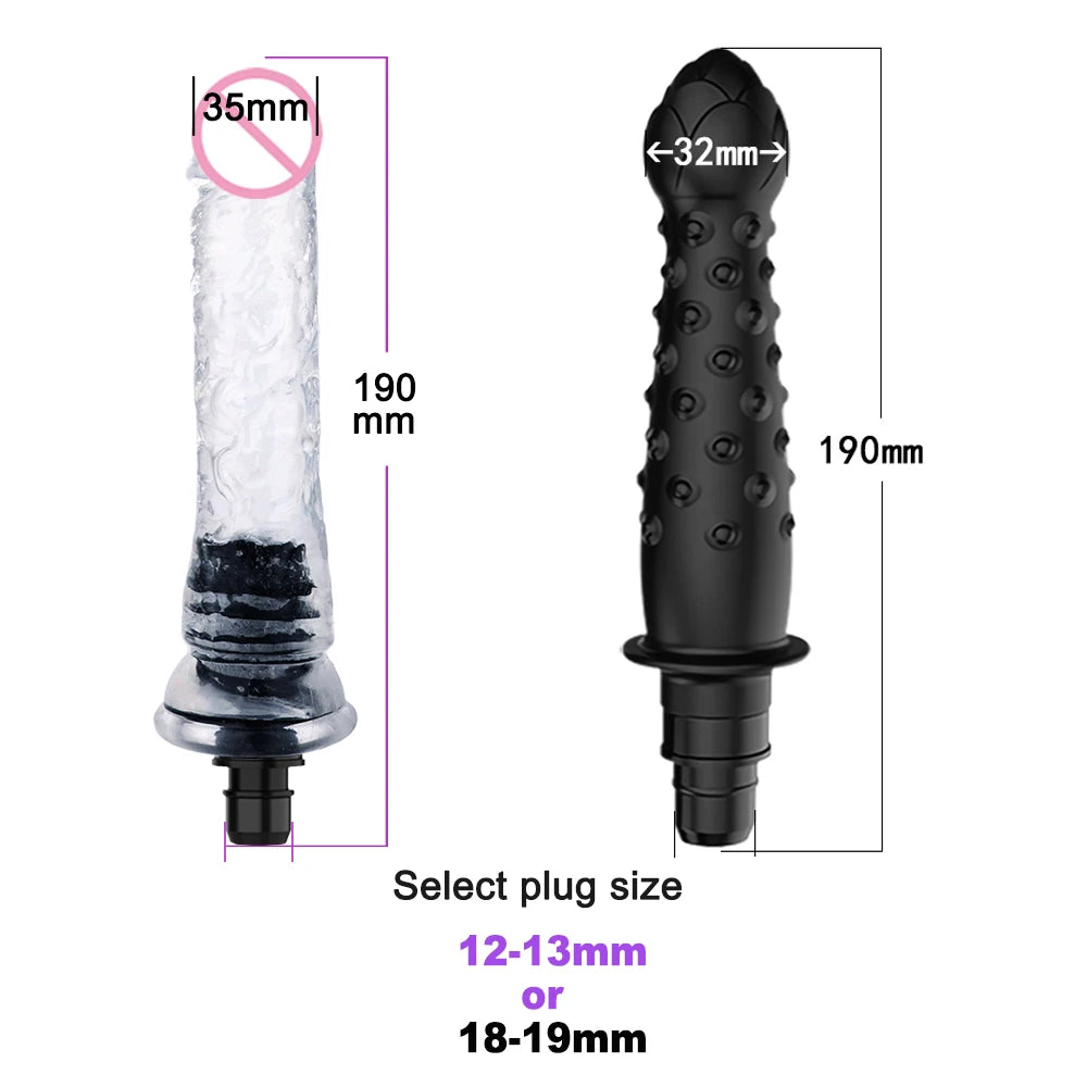 Massage Gun Heads vibration dildo penis adult sex toys silicone head VIBRAT for Fascia gun percussion Vibrators for Female Man