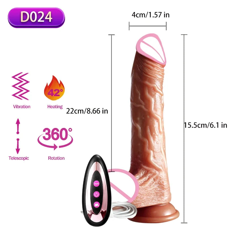 Realistic Dildos Vibration For Women Masturbation Sexy Adult Sex Toys Anal Plug Penetration Anal Thrusting Penis Dildo Vibrator