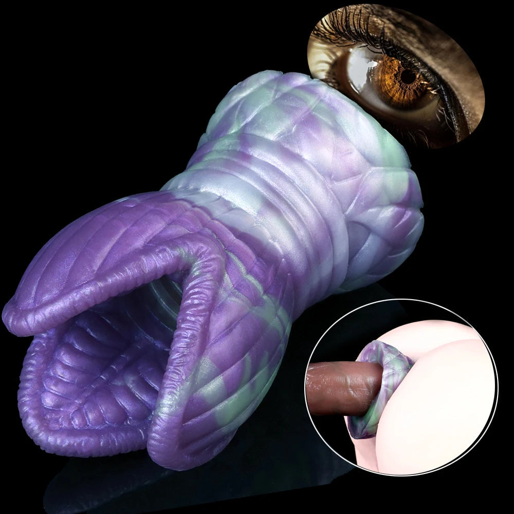 ASHBURN Fantasy Voyeur Anal Speculum Silicone Hollow Anal Plug Dilator Expansion Multi color