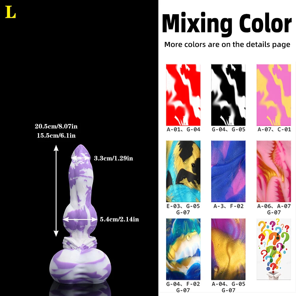 GRAEMEN Giant Knot relic Silicone S-XL 14.9 IN
