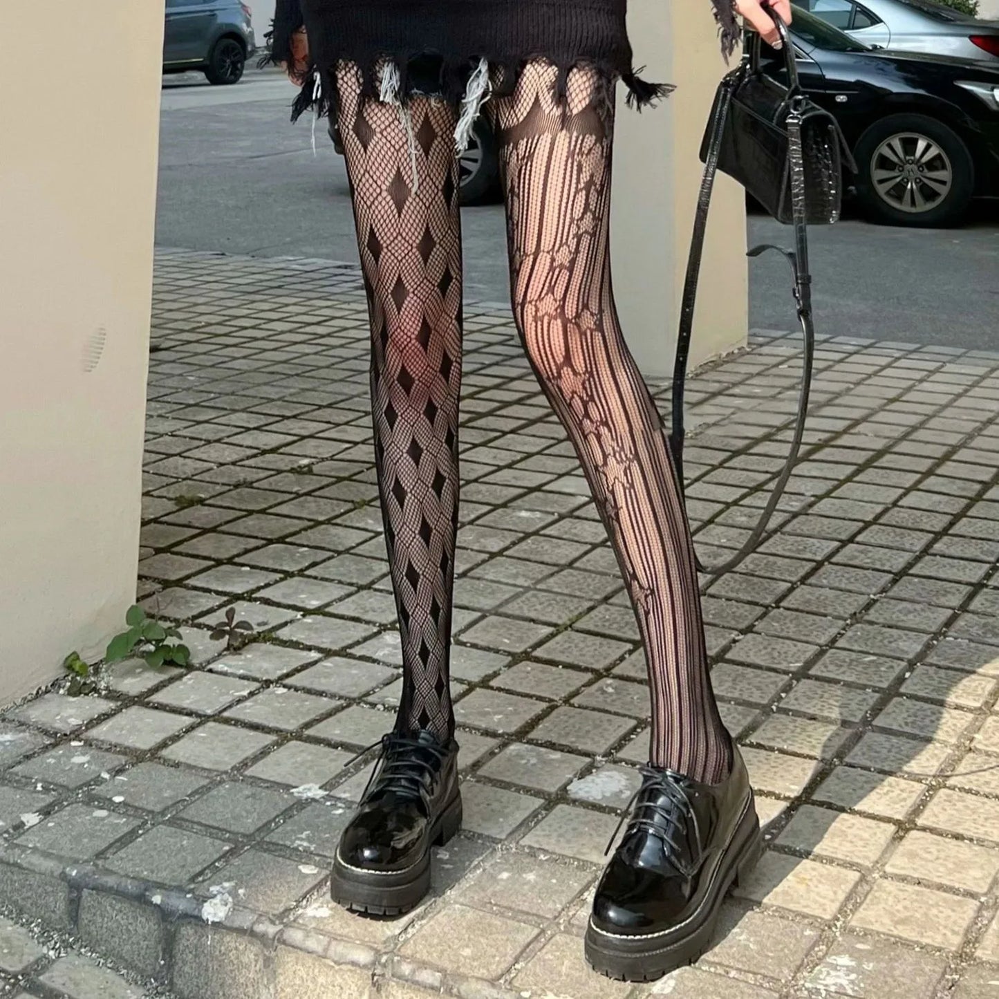 New Sex Sheer Pantyhose High Elastic Jacquard Red Fishnet Stockings Socks Sexy Stockings Flame Net Pants Spider Skull Tights