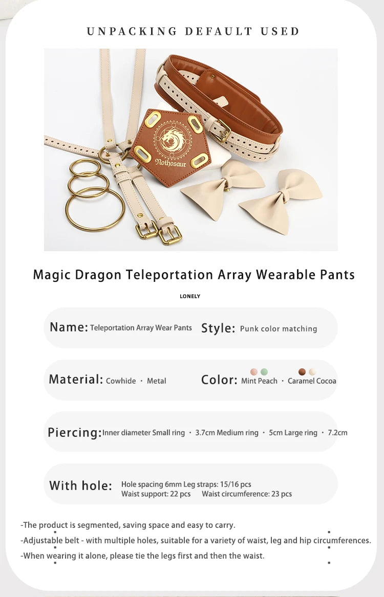 Nothosaur Contrasting colors Strap-on Realistic Dildo Pants for Dildos With Rings Man Strapon Harness Belt Adult Games Sex Toys