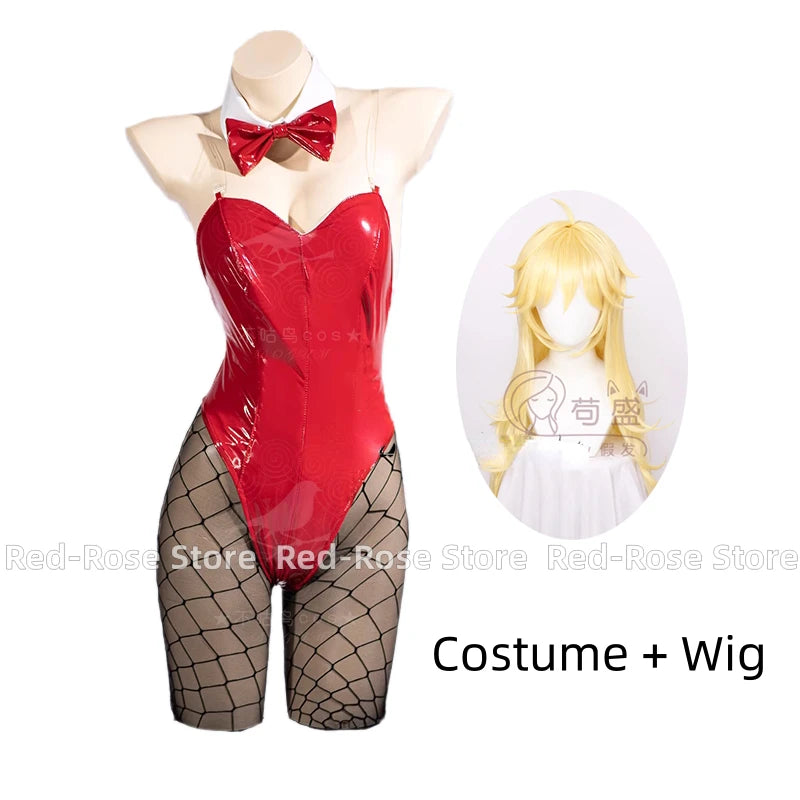 Anime Panty amp Stocking with Garterbelt Cosplay Costume Bunny Girl Sexy Role Play Halloween Carnival Party Outfit Game Props
