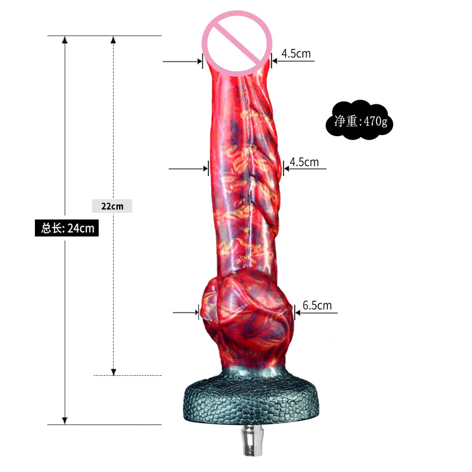 ASHBURN ALIEN AND BEAST RELICS Vac-U-Lock Sex Machine ATTACHMENTS