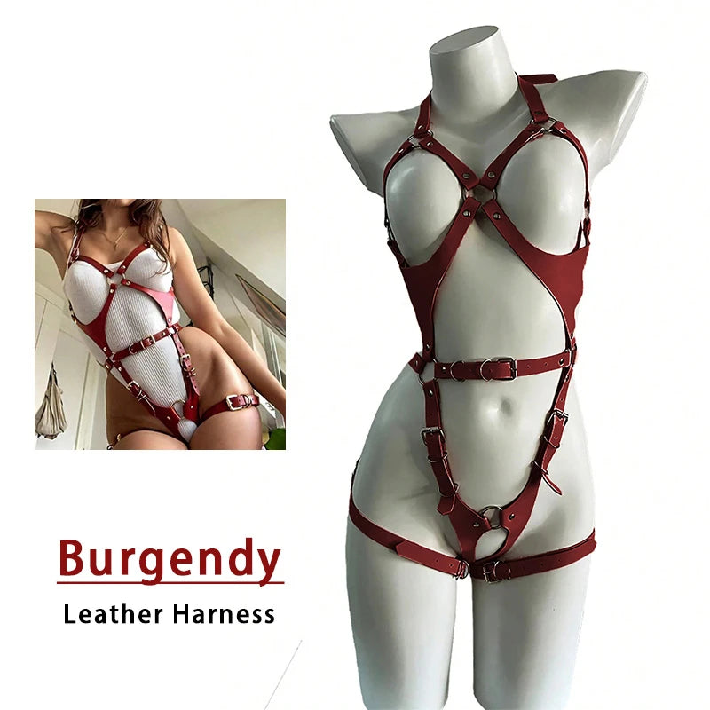 Toucheart 2-Piece Interesting Underwear Sexy Women's Mesh See-through Contrast Color Halterneck Jumpsuit Sexy Underwear Suit New