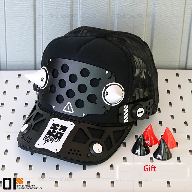Game Cyberpunk Cosplay Mask  Accessories Women Sci-fi mechanical mechs Mask Hand Armor Cosplay Props Halloween