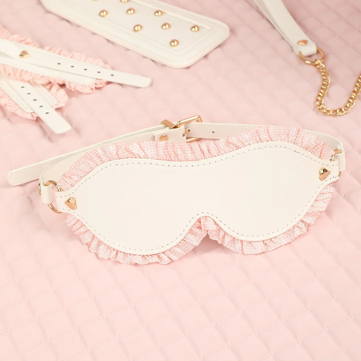 SM Fetish BDSM Bondage Erotic Toy Restraint Set Sex Toys For Women Handcuffs Collar Gag Eye Mask Hand Slap Couples Sex Tools