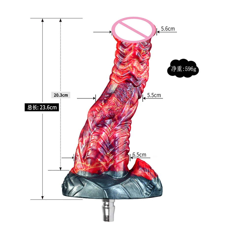 ASHBURN ALIEN AND BEAST RELICS Vac-U-Lock Sex Machine ATTACHMENTS