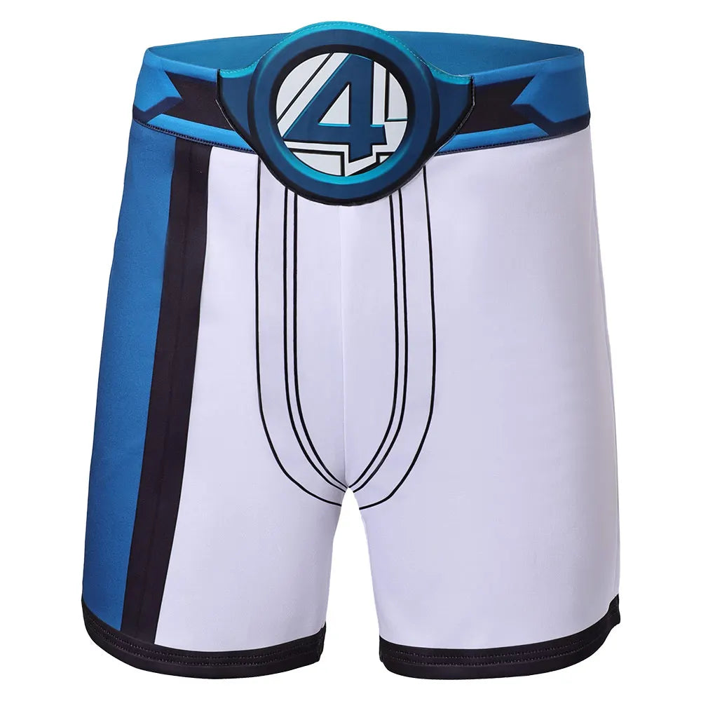 Susan Storm The Thing Cosplay Beach Blue White Suits Shorts Pants Movie Rivals Roleplay Bikini Costume Outfits Halloween Clothes