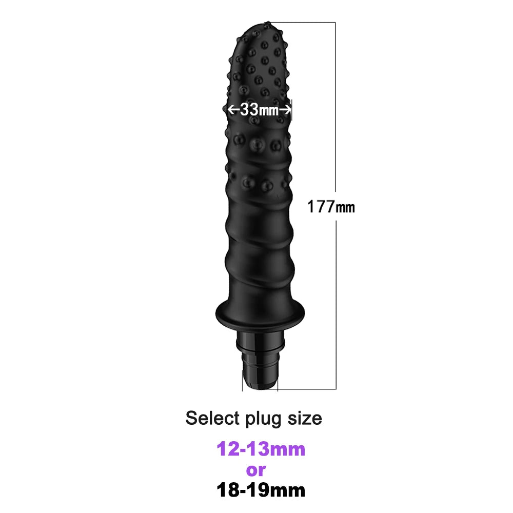 Massage Gun Heads vibration dildo penis adult sex toys silicone head VIBRAT for Fascia gun percussion Vibrators for Female Man