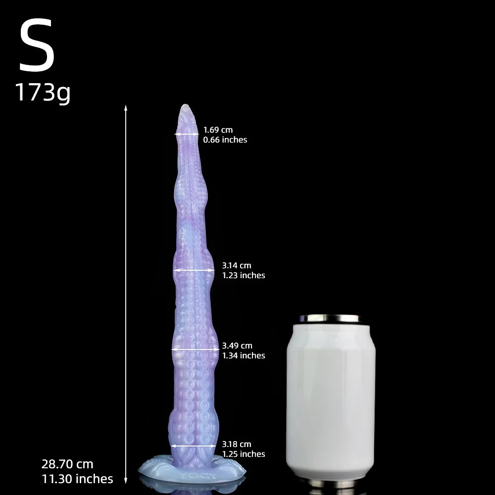 ASHBURN 55cm 21.65 INCHES  Tentacle Dildo with Sucker for Deep Penetration