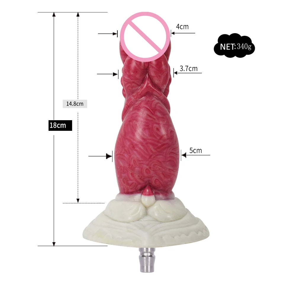 ROUGH BEAST Vac-U-Lock Sex Machine Dildo Attachment Silicone Anal Plug Simulation Erotic Sex Toys for Women and Men Masturbator