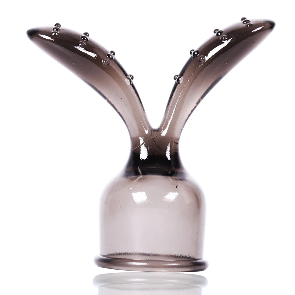 Vibrator Accessories AV Stick Head Cover Magic Wand Rod Head Cap G Spot Clitoris Stimulator Massager 18 Adult Sex Toys For Women