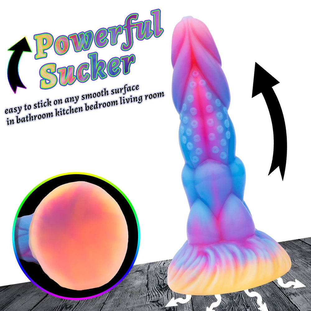 ASHBURN 6.9 Threaded Monster Dildo