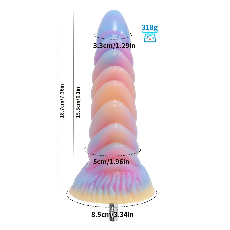 ROUGH BEAST Sex Machine Dildo Attachment Liquid Silicone Soft Anal Plug for Vac-U-Lock Masturbation Machine Women Men Sex Toyso