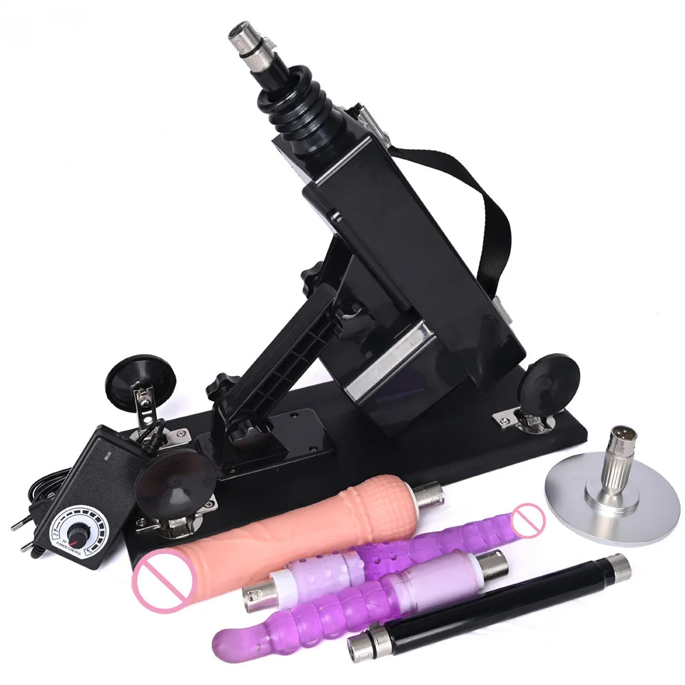 ASHBURN 3XLR Connector Sex Machine for Women and Men with Dildo Attachment Automatic Masturbation Machine Sex Toys Products