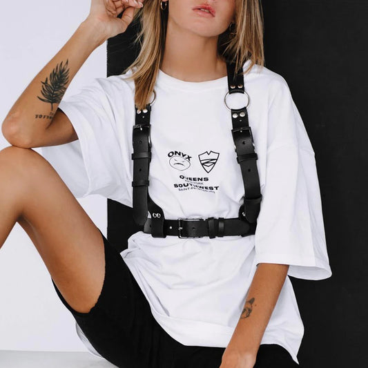 Women Fashion Harness Belts Leather Harness Waist Corset Belt Suspenders for women Punk Harness Clothing Accessories