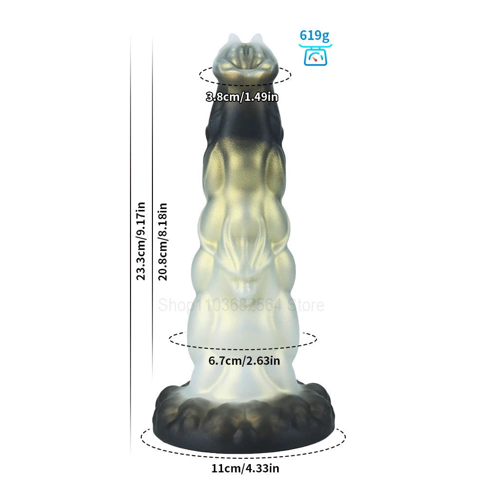 Monster Anal Plug Dildo With Suction Cup Silicone Alien Anal Plug Huge Anal Dildos for Men Women Big Butt Plug Anal Sex Toys 18+