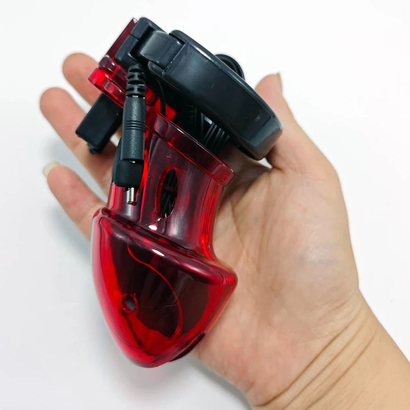 E stim Toys for Men,BDSM Electro Shocker Shock CB6000 Chastity Cock Cage,Electric Sex Penis Ring,Electrostimulation Cock Ring