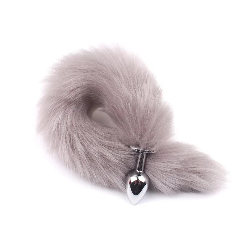 Sexy Foxtail Anal Plug Role Play BDSM Sex Toy Men's Prostate Massager Female Male Anal Plug 18+ Couple Flirting Adult Game Props