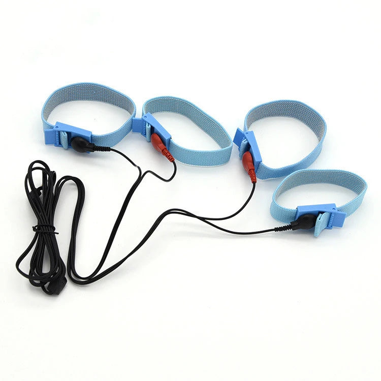 ASHBURNS Electro Shock Anal Butt Plug Electric Nipple Sucker Clamps E-stim Penis Plug Ring Cock Cage SM Chastity Couple Sex Medical Toys