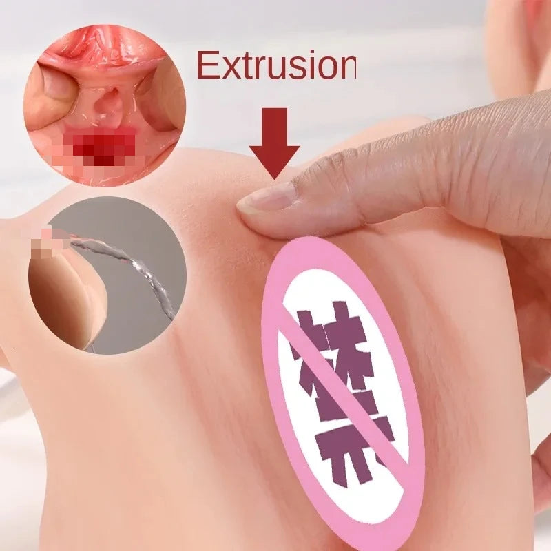 Male Masturbator Simulation Heating Vagina Anal Sex Toys Adult Products for Women Pussy Uterus Bladder Pee Toy for Pocket Pussy