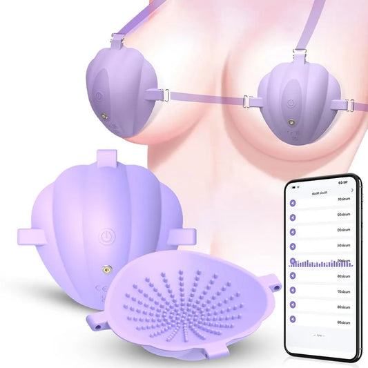 APP Control Nipple Vibrator Wearable Nipple Breast Massage Sex Toys for Women Female G Spot Nipple Sucking Stimulation bdsm Toys