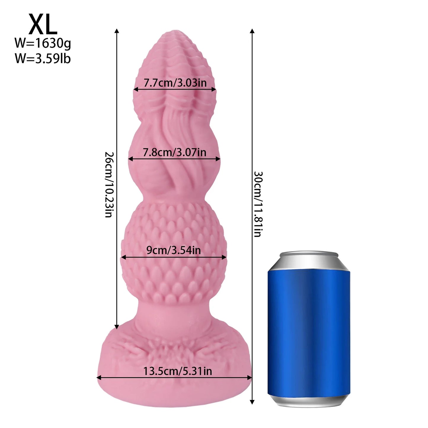 Silicone Pink Big Size Anal Plug Prostate Massager Dilatador Anal Dildo Butt Plug Anal Toys for Women Men Buttplug Sexshop