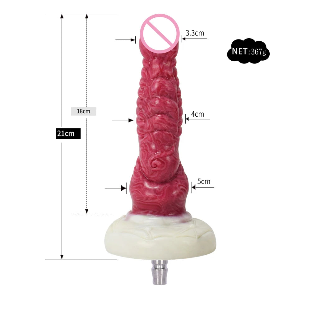 ROUGH BEAST Vac-U-Lock Sex Machine Dildo Attachment Silicone Anal Plug Simulation Erotic Sex Toys for Women and Men Masturbator
