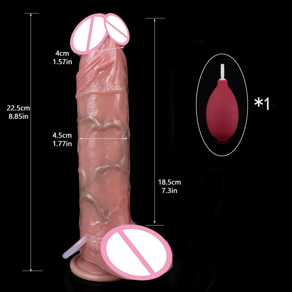 ASHBURN BLOODLINE RITE – Suction Squirting Dildo with Foreskin Detail