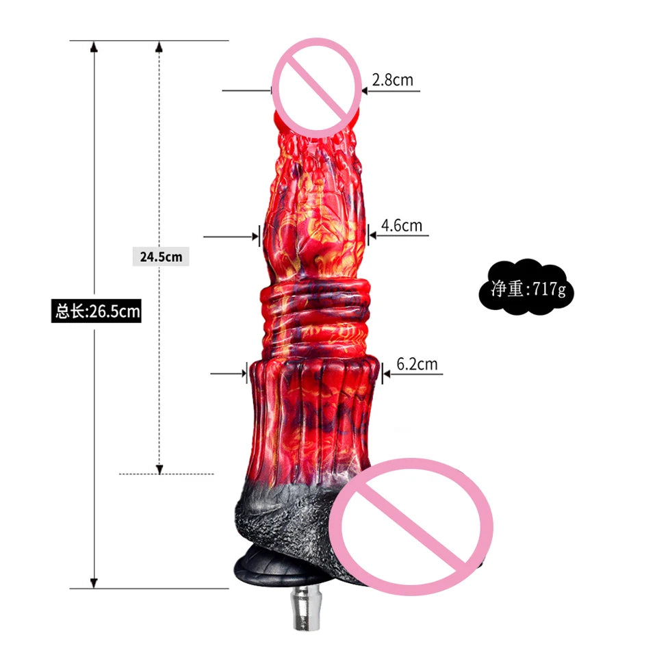 ASHBURN ALIEN AND BEAST RELICS Vac-U-Lock Sex Machine ATTACHMENTS