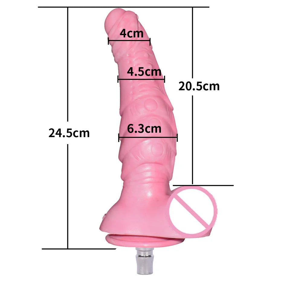 ROUGH BEAST Pink Silicone Dildos for Women Vac u Lock Sex Machine Attachment Male and Female Anal Plug Masturbation Accessories