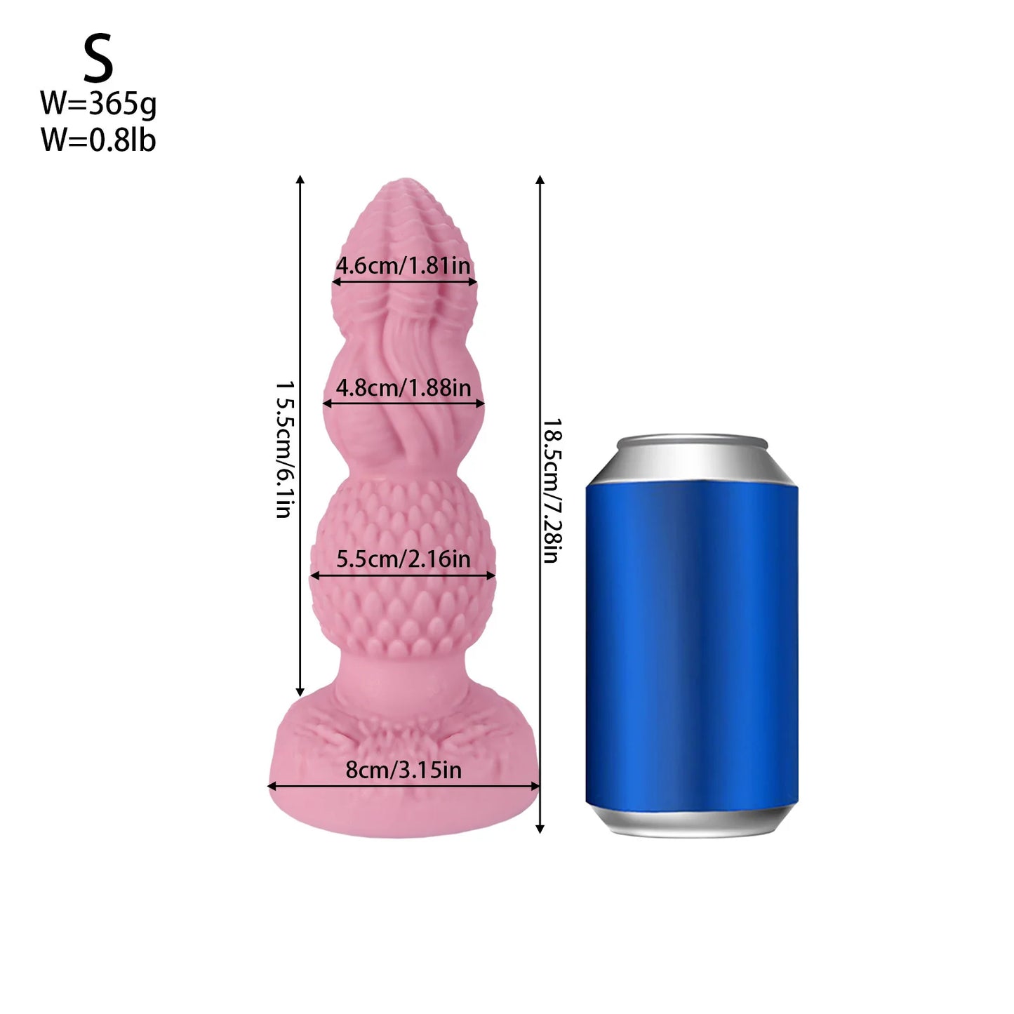 Silicone Pink Big Size Anal Plug Prostate Massager Dilatador Anal Dildo Butt Plug Anal Toys for Women Men Buttplug Sexshop