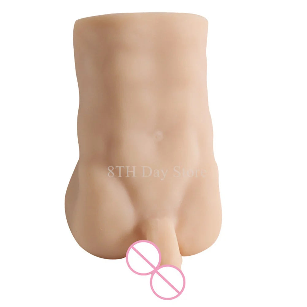 Adult Goods Men Masturbation Doll Toy Gay Sex For Man 18+ Male Torso Realistic Ass With Dildo Anal Pocket Pussy Male Masturbator