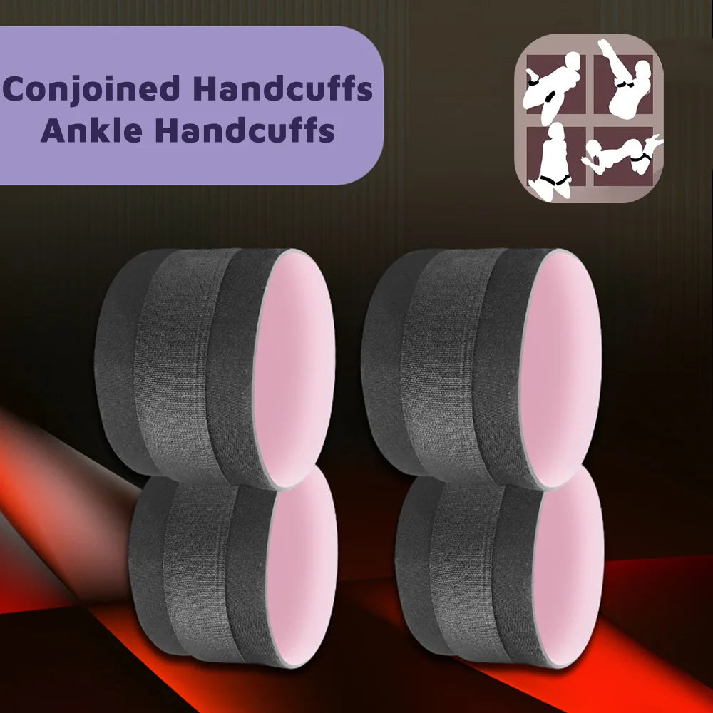 JIUAI Metal Anal Hook with Leather Collar Sexual Kits BDSM Erotic Bondage Restraint Game for Fetish Couples Adult Anal Sex Toys