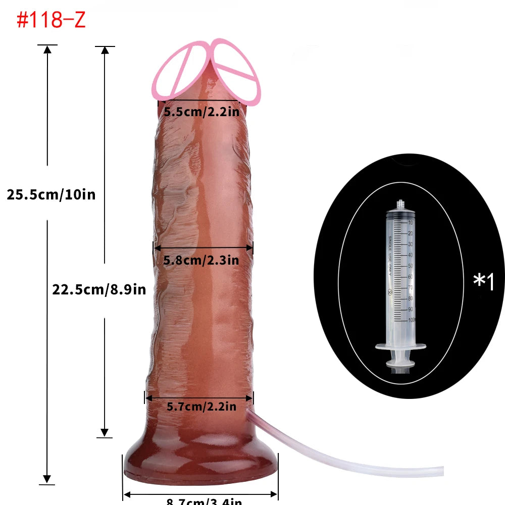 ASHBURN FLOOD RITE – Realistic Squirting Dildo