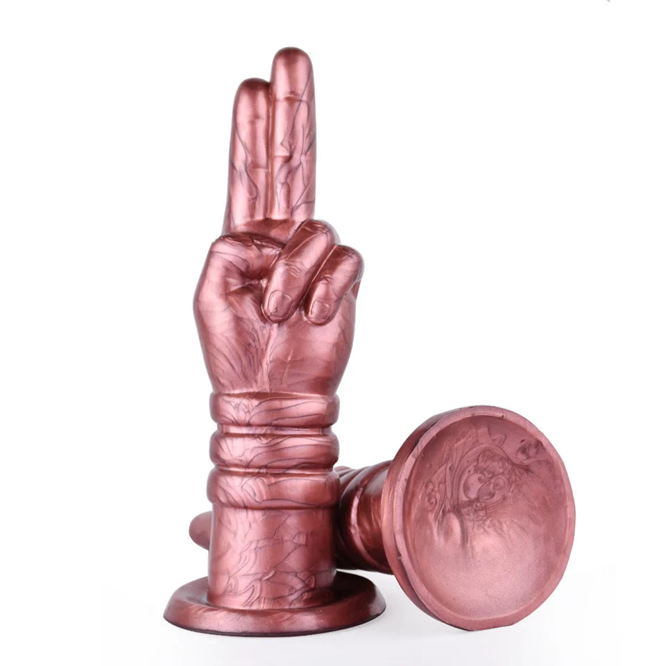 ASHBURN  Silicone gesture anal plug with suction cup for sex machine Masturbation Machine Attachment for Women Sex Toys