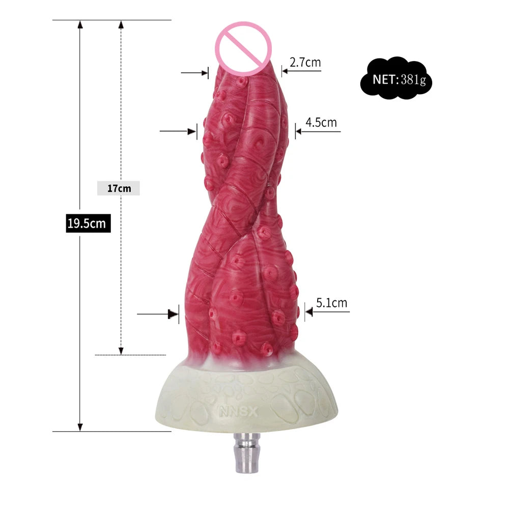 ROUGH BEAST Vac-U-Lock Sex Machine Dildo Attachment Silicone Anal Plug Simulation Erotic Sex Toys for Women and Men Masturbator