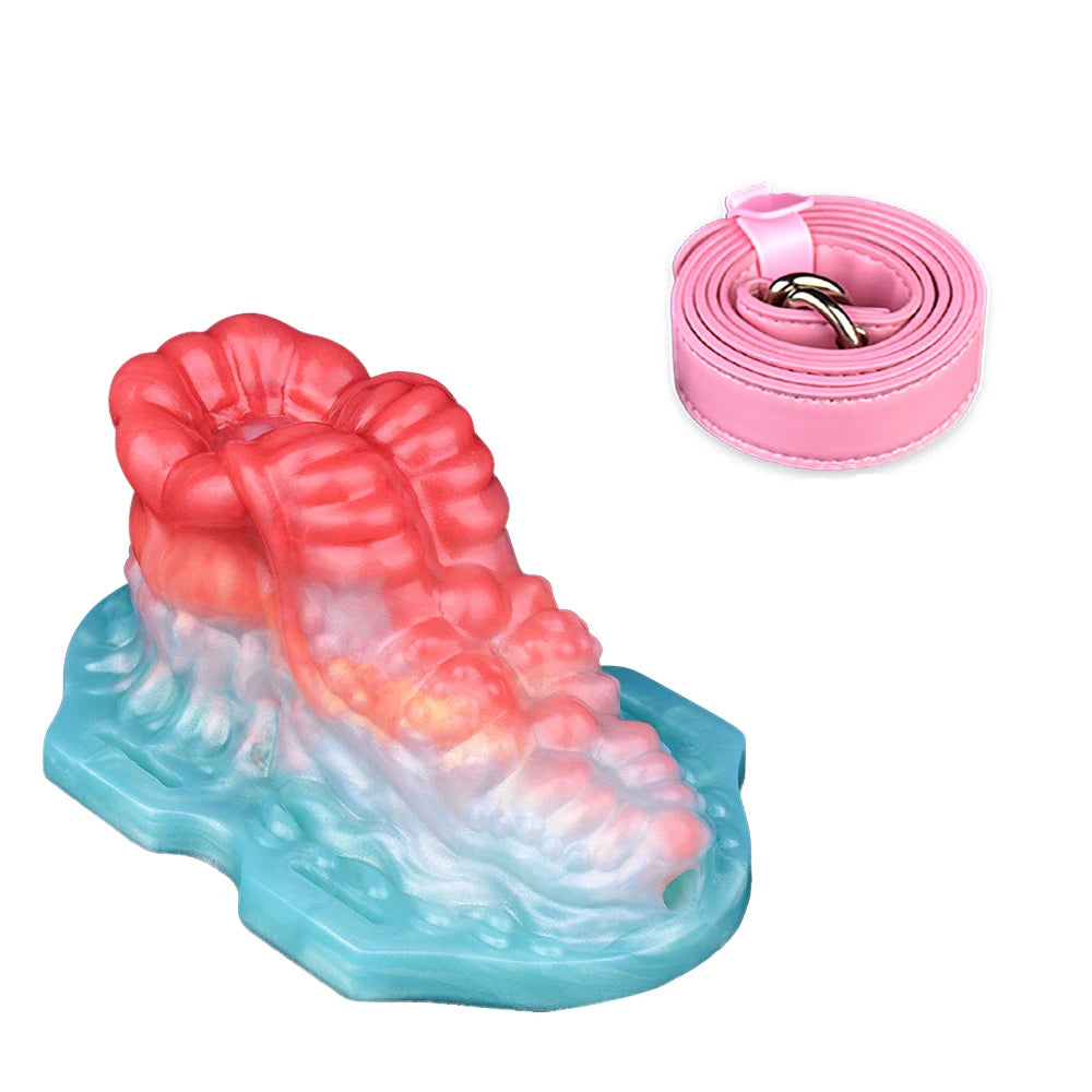 ASHBURN Fantasy Liquid Silicone Vibrator Sex Grinder Granule G-spot Stimulate Clitories Anal Massage Foreplay Sex Toy for Women Men