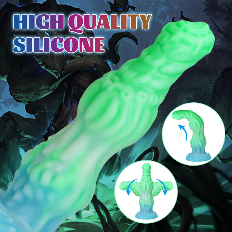 ASHBURN Monster Dildo For Women Silicone Knot Alien