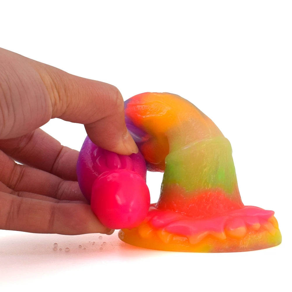 ASHBURN Remote Control Vibrator Luminous Dragon Dildo