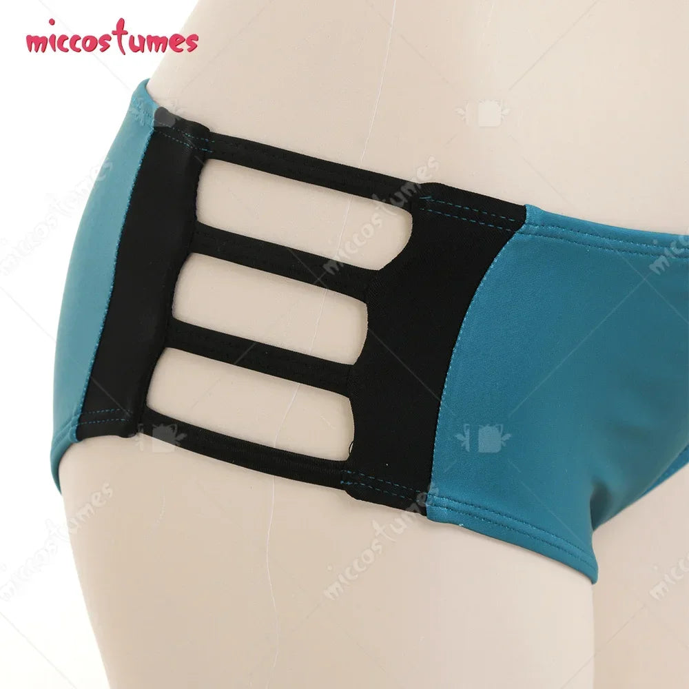 Women Swimsuits Camisole Spliced for Bathing Split Bikini  Metal Rings Top and Low Waist Shorts Two Piece Bathing Suit Swimwear
