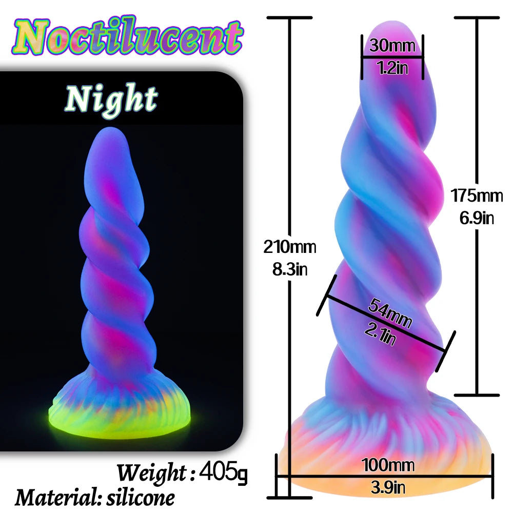 ASHBURN 6.9 Threaded Monster Dildo