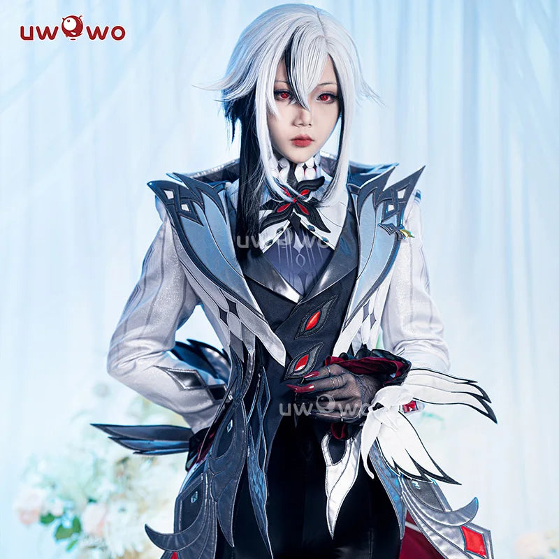 IN STOCK UWOWO Exclusive Genshin Impact arlecchino Cosplay Costume Game Outfit Halloween Costumes